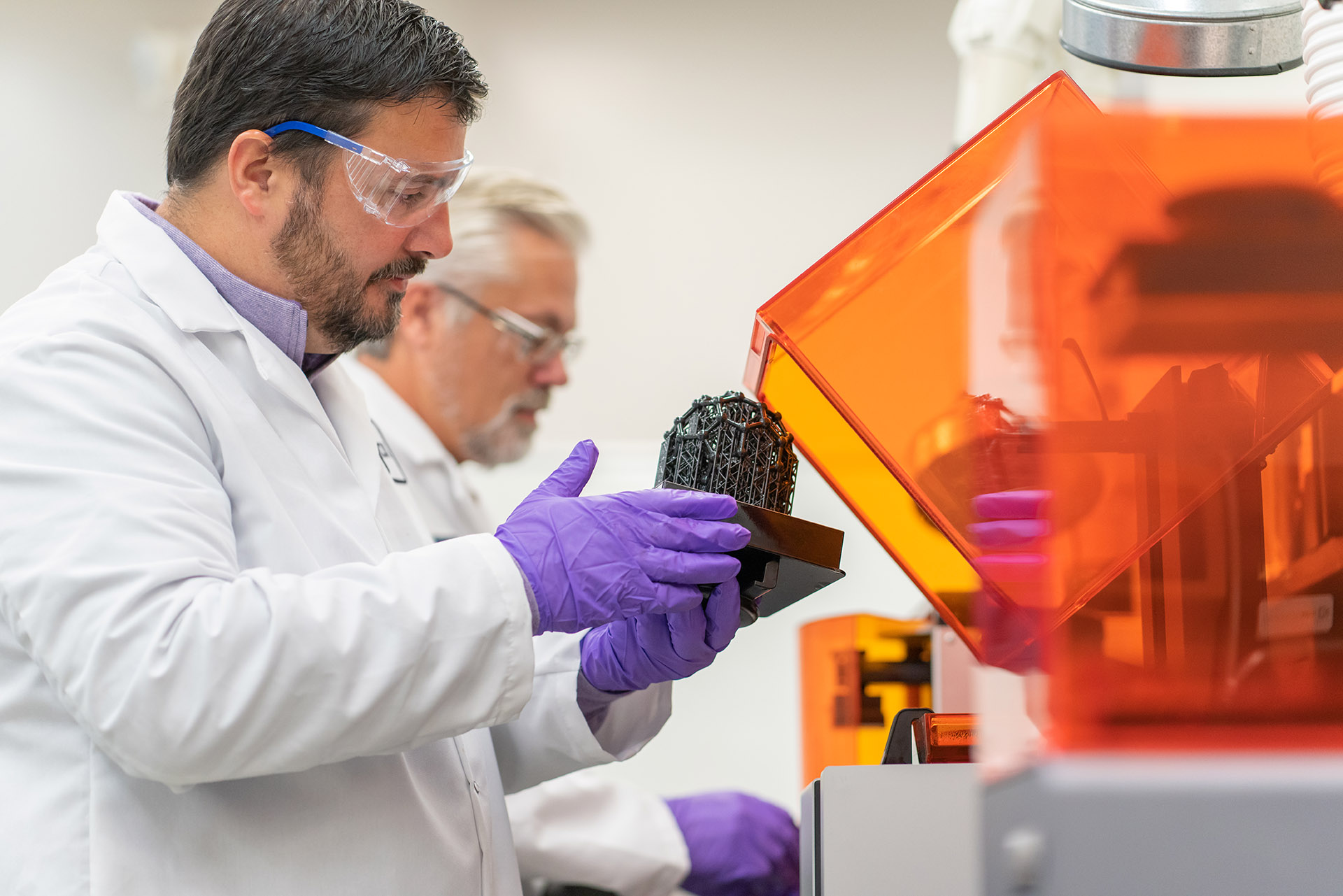 Doctores en laboratorio